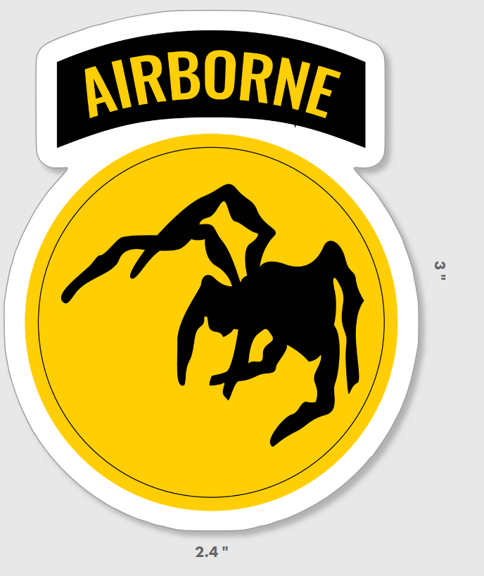 135th Airborne DIV Sticker