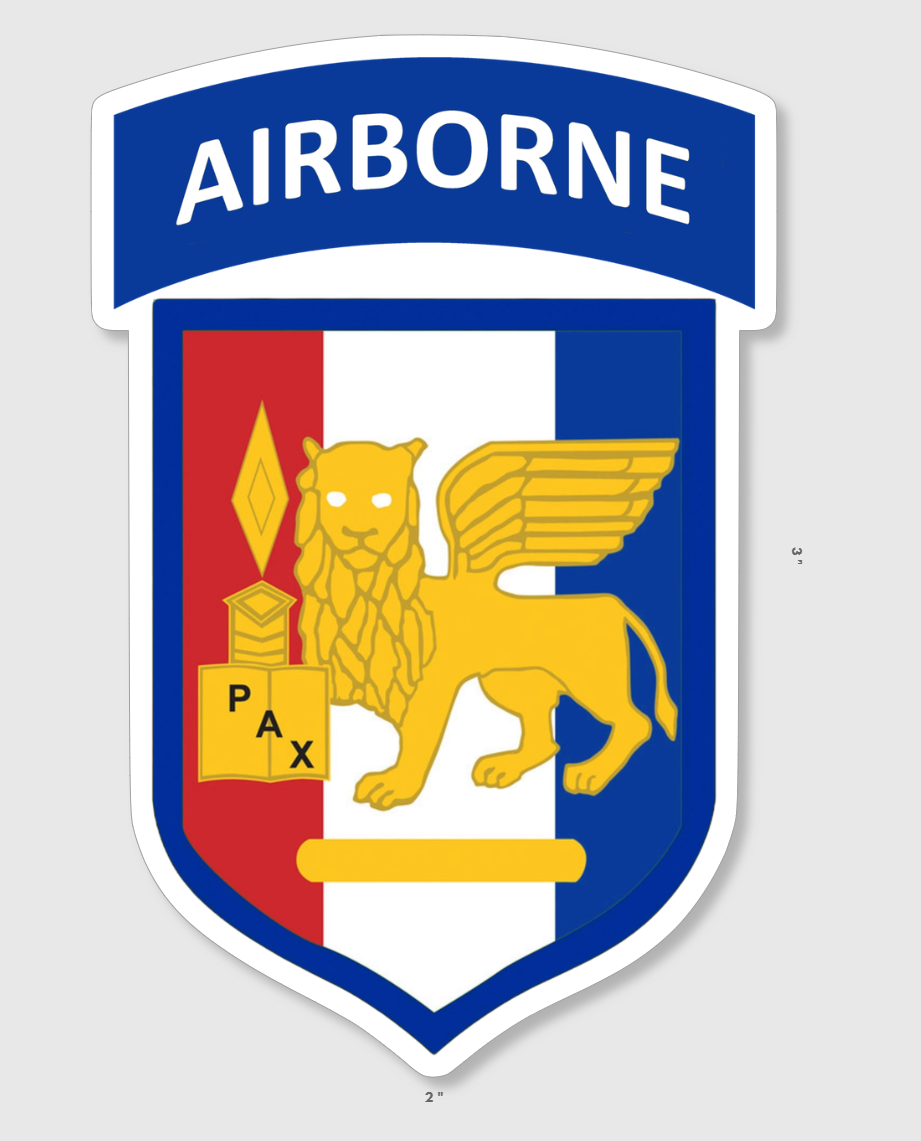 SETAF Airborne Sticker