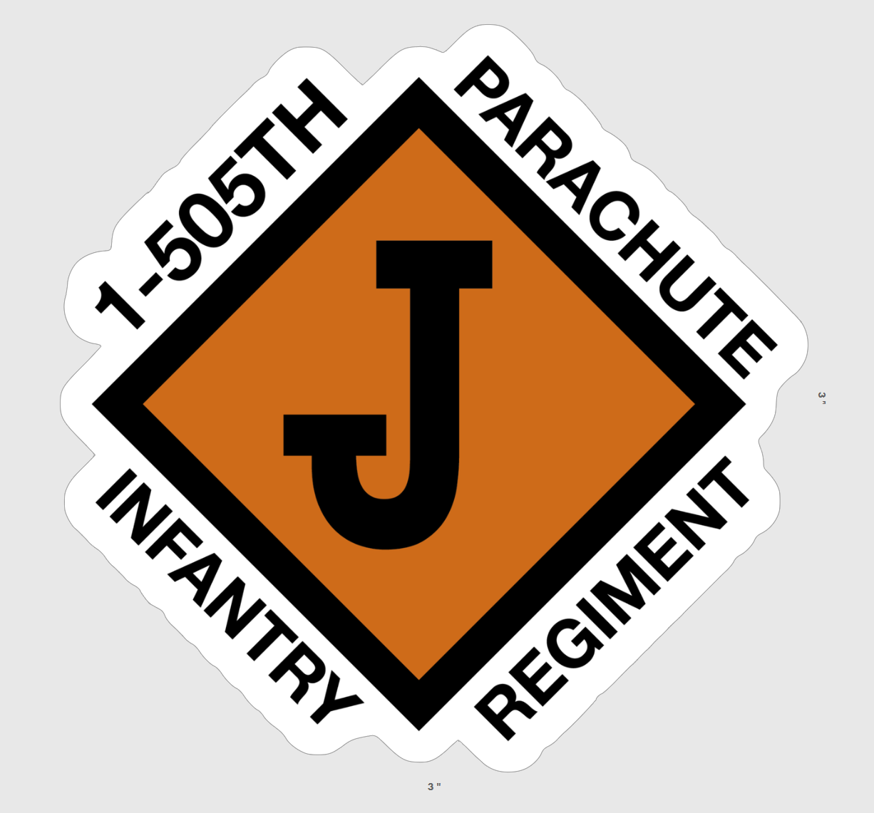 J 1-505th Sticker