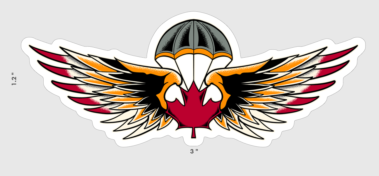 Canadian Wings Sticker