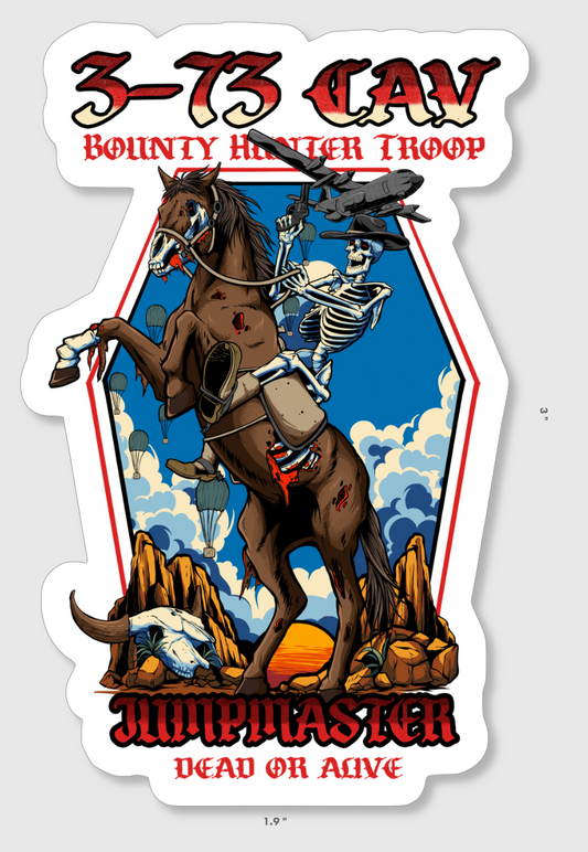 3-73 CAV JM Sticker