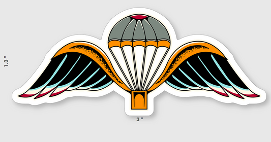 Belgian Wings Sticker