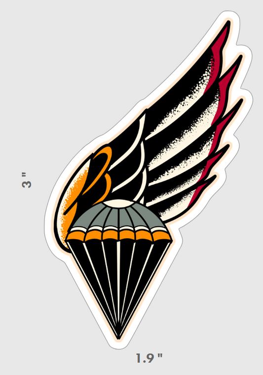 Latvian Wings Sticker