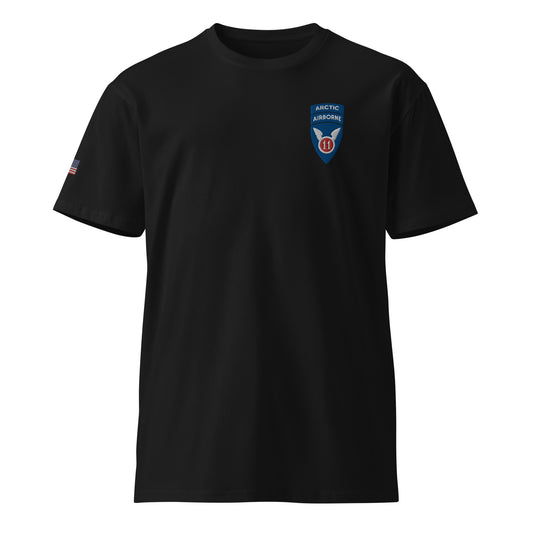 11th Airborne Division Embrodiery Tee