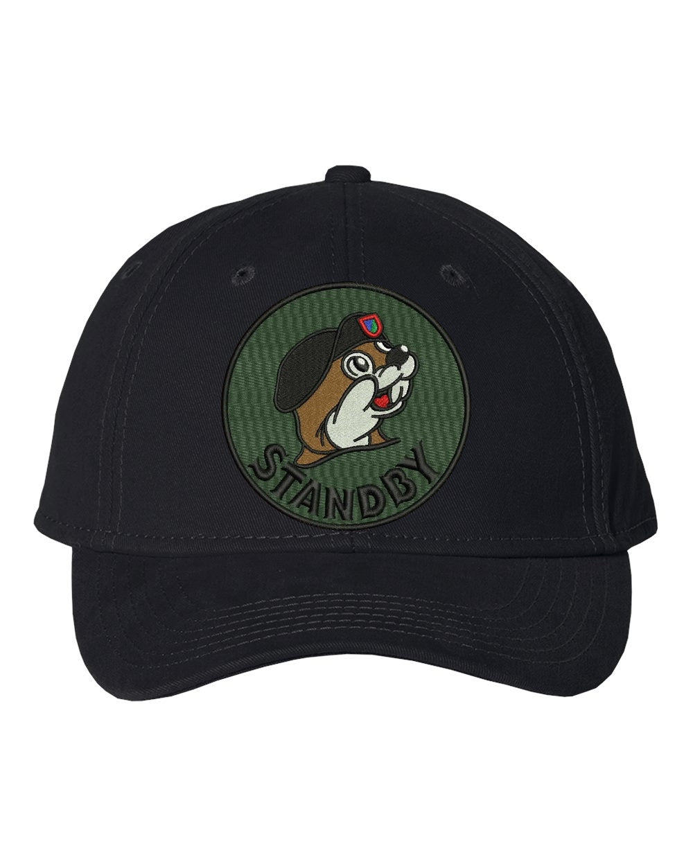 SB Bussey Embroidery Hat - Maroon/Tan/Green/Black Beret